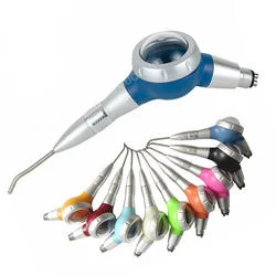 6 Color Dental Sand-Blasting Tooth Jet Gun/Air Flow Polisher